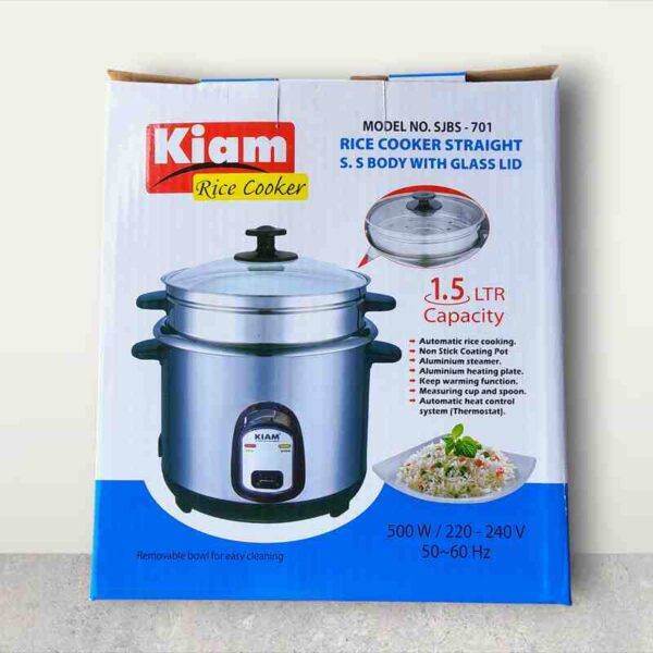 Kiam Rice Cooker 1.5LTR (SJBS-701)